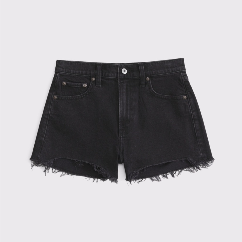 Abercrombie & Fitch High Rise Mom Jean Shorts